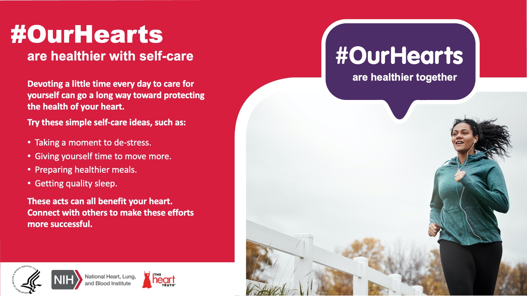 #OurHearts are healthier to
